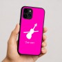 כיסוי בעיצוב אישי עם השם שלך לדגם - Apple iPhone 16 בעיצוב כינור