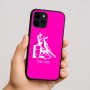 כיסוי בעיצוב אישי עם השם שלך לדגם - Apple iPhone 16 בעיצוב קאוגירל