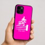כיסוי בעיצוב אישי עם השם שלך לדגם - Apple iPhone 16 בעיצוב רוכב סוסים