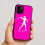 כיסוי בעיצוב אישי עם השם שלך לדגם - Apple iPhone 16 בעיצוב זורק כידון