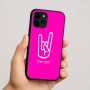 כיסוי בעיצוב אישי עם השם שלך לדגם - Apple iPhone 16 בעיצוב יד סלע