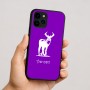 כיסוי בעיצוב אישי עם השם שלך לדגם - Apple iPhone 16 בעיצוב צבי