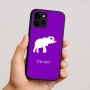 כיסוי בעיצוב אישי עם השם שלך לדגם - Apple iPhone 16 בעיצוב פיל