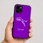 כיסוי בעיצוב אישי עם השם שלך לדגם - Apple iPhone 16 בעיצוב פומה