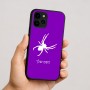 כיסוי בעיצוב אישי עם השם שלך לדגם - Apple iPhone 16 בעיצוב עכביש