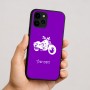 כיסוי בעיצוב אישי עם השם שלך לדגם - Apple iPhone 16 בעיצוב הארלי-דיווידסון