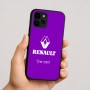 כיסוי בעיצוב אישי עם השם שלך לדגם - Apple iPhone 16 בעיצוב רנו