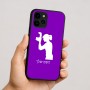 כיסוי בעיצוב אישי עם השם שלך לדגם - Apple iPhone 16 בעיצוב צלמת - אישה