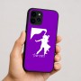 כיסוי בעיצוב אישי עם השם שלך לדגם - Apple iPhone 16 בעיצוב אישה רוקדת עם גבר