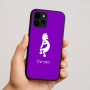 כיסוי בעיצוב אישי עם השם שלך לדגם - Apple iPhone 16 בעיצוב קוקופלי
