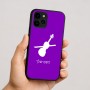 כיסוי בעיצוב אישי עם השם שלך לדגם - Apple iPhone 16 בעיצוב כינור