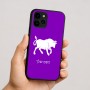 כיסוי בעיצוב אישי עם השם שלך לדגם - Apple iPhone 16 בעיצוב מזלות - שור