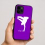 כיסוי בעיצוב אישי עם השם שלך לדגם - Apple iPhone 16 בעיצוב ברייקדאנס