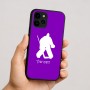 כיסוי בעיצוב אישי עם השם שלך לדגם - Apple iPhone 16 בעיצוב הוקי שוערים