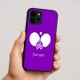 כיסוי בעיצוב אישי עם השם שלך לדגם - Apple iPhone 16 בעיצוב פינג פונג