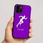 כיסוי בעיצוב אישי עם השם שלך לדגם - Apple iPhone 16 בעיצוב רץ