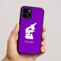 כיסוי בעיצוב אישי עם השם שלך לדגם - Apple iPhone 16 בעיצוב מיקרוסקופ