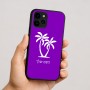 כיסוי בעיצוב אישי עם השם שלך לדגם - Apple iPhone 16 בעיצוב כפות ידיים