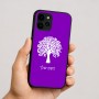 כיסוי בעיצוב אישי עם השם שלך לדגם - Apple iPhone 16 בעיצוב עץ