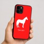כיסוי בעיצוב אישי עם השם שלך לדגם - Apple iPhone 16 בעיצוב סוס