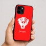 כיסוי בעיצוב אישי עם השם שלך לדגם - Apple iPhone 16 בעיצוב פני פנטרה