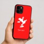 כיסוי בעיצוב אישי עם השם שלך לדגם - Apple iPhone 16 בעיצוב צפרדע טרופית