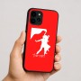 כיסוי בעיצוב אישי עם השם שלך לדגם - Apple iPhone 16 בעיצוב אישה רוקדת עם גבר