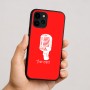 כיסוי בעיצוב אישי עם השם שלך לדגם - Apple iPhone 16 בעיצוב מיקרופון