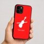 כיסוי בעיצוב אישי עם השם שלך לדגם - Apple iPhone 16 בעיצוב כינור