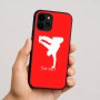 כיסוי בעיצוב אישי עם השם שלך לדגם - Apple iPhone 16 בעיצוב ברייקדאנס