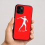 כיסוי בעיצוב אישי עם השם שלך לדגם - Apple iPhone 16 בעיצוב זורק כידון