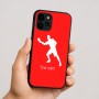 כיסוי בעיצוב אישי עם השם שלך לדגם - Apple iPhone 16 בעיצוב שחקן פינג פונג