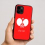 כיסוי בעיצוב אישי עם השם שלך לדגם - Apple iPhone 16 בעיצוב פינג פונג