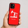 כיסוי בעיצוב אישי עם השם שלך לדגם - Apple iPhone 16 בעיצוב באר נפט