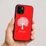 כיסוי בעיצוב אישי עם השם שלך לדגם - Apple iPhone 16 בעיצוב עץ