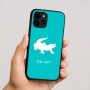 כיסוי בעיצוב אישי עם השם שלך לדגם - Apple iPhone 16 בעיצוב תנין