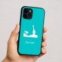כיסוי בעיצוב אישי עם השם שלך לדגם - Apple iPhone 16 בעיצוב ג'ירפה באפריקה