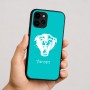 כיסוי בעיצוב אישי עם השם שלך לדגם - Apple iPhone 16 בעיצוב פני פנטרה