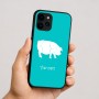 כיסוי בעיצוב אישי עם השם שלך לדגם - Apple iPhone 16 בעיצוב חזיר