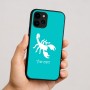 כיסוי בעיצוב אישי עם השם שלך לדגם - Apple iPhone 16 בעיצוב עקרב