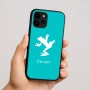כיסוי בעיצוב אישי עם השם שלך לדגם - Apple iPhone 16 בעיצוב צפרדע טרופית