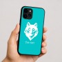 כיסוי בעיצוב אישי עם השם שלך לדגם - Apple iPhone 16 בעיצוב זאב