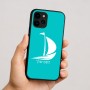 כיסוי בעיצוב אישי עם השם שלך לדגם - Apple iPhone 16 בעיצוב סירה