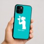 כיסוי בעיצוב אישי עם השם שלך לדגם - Apple iPhone 16 בעיצוב צלמת - אישה
