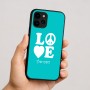 כיסוי בעיצוב אישי עם השם שלך לדגם - Apple iPhone 16 בעיצוב אהבה