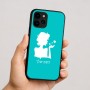 כיסוי בעיצוב אישי עם השם שלך לדגם - Apple iPhone 16 בעיצוב אהבת נשים