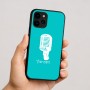 כיסוי בעיצוב אישי עם השם שלך לדגם - Apple iPhone 16 בעיצוב מיקרופון