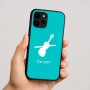 כיסוי בעיצוב אישי עם השם שלך לדגם - Apple iPhone 16 בעיצוב כינור