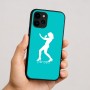 כיסוי בעיצוב אישי עם השם שלך לדגם - Apple iPhone 16 בעיצוב אישה מגוננת