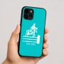 כיסוי בעיצוב אישי עם השם שלך לדגם - Apple iPhone 16 בעיצוב רוכב סוסים